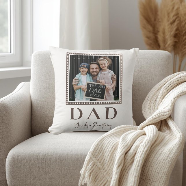 Almofada Foto Moderna Personalizada do Papai (Criador carregado)