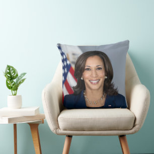 Almofada Foto Oficial do Vice-Presidente Kamala Harris