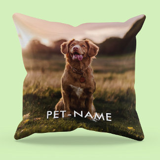 Almofada Foto Personalizada 2 Com Seu Cachorro 2 Nome Image
