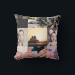 Almofada Foto Personalizada 9 Colagem de Fotos<br><div class="desc">Colagem de Fotos Personalizada 9 Travesseiro de Foto...  homewares de Ricaso</div>