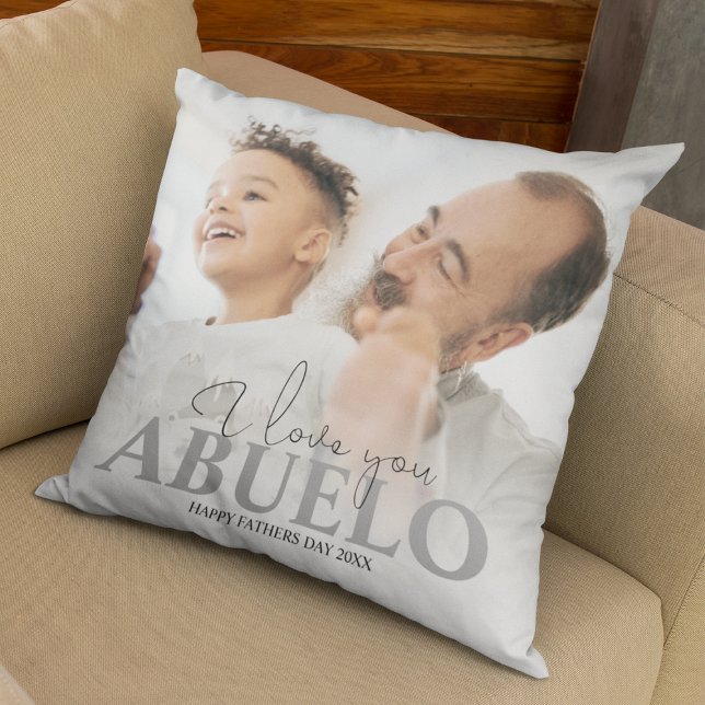 Almofada Foto personalizada Abuelo (Criador carregado)