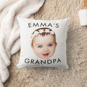 Almofada Foto personalizada com a mamãe vovô Aniversário