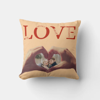 Almofada Foto Personalizada com Acrônimo de AMOR