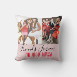 Almofada Foto personalizada de amizade divertida