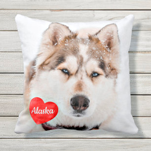 Almofada Foto personalizada de animais de estimação prese
