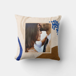 Almofada Foto Personalizada de Arte Moderna Elegante Abstra