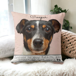 Almofada Foto Personalizada de Memorial de Cachorro / Prese