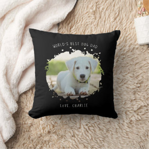 Almofada Foto personalizada divertida: o melhor Pai de cães