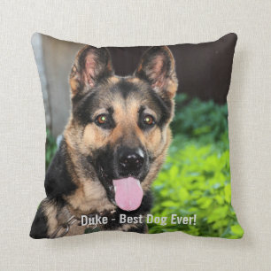 Almofada Foto personalizada do cão de german shepherd, nom