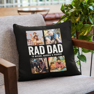 Almofada Foto personalizada do PAI RAD moderno legal Nomes 