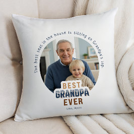 Almofada Foto Personalizada Melhor Avô do Mundo