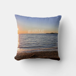 Almofada Foto Scenic Beach Sunset
