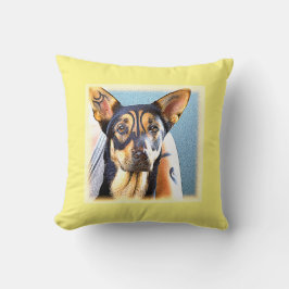 Almofada Foto "Um Cachorro Gelado". Compre agora