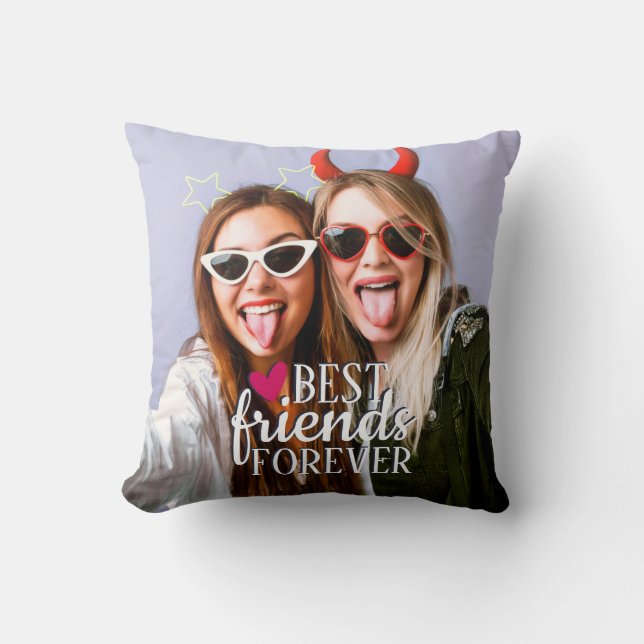 Almofada Fotografia BFF Melhores amigos para sempre (Frente)