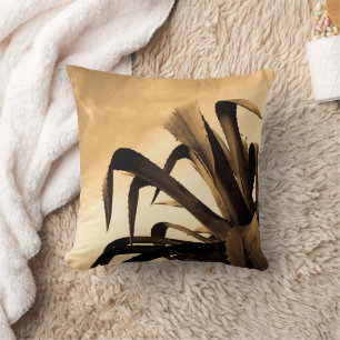 Almofada Fotografia da Planta Sepia Aloe