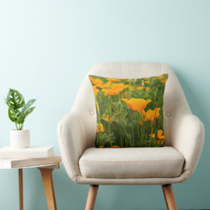 Almofada Fotografia de California Poppy