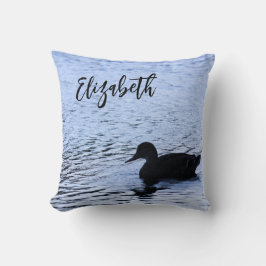 Almofada Fotografia de Ondulações na Água do Lago de Vida S