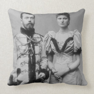 Almofada Fotografia do retrato do Tsar Nicholas II