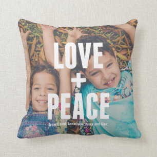Almofada Fotografia Mínima de Amor + Paz Moderna