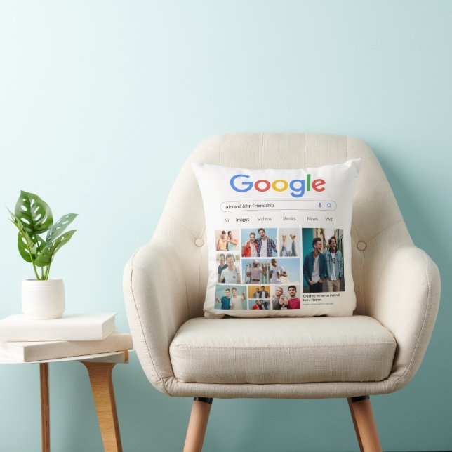 Almofada Fotos para os melhores amigos do Google| Bestie (Cadeira)