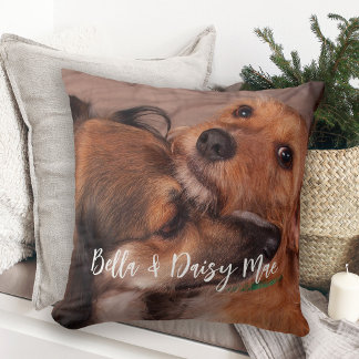 Almofada Fotos Personalizadas de Pets em Ambos os Lados