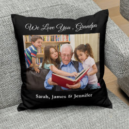 Almofada Fotos personalizadas netos nomes que te amamos vov