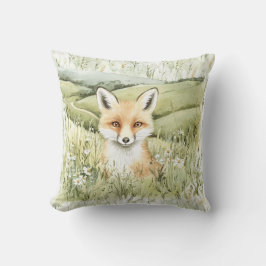 Almofada Fox Daisy Flowers