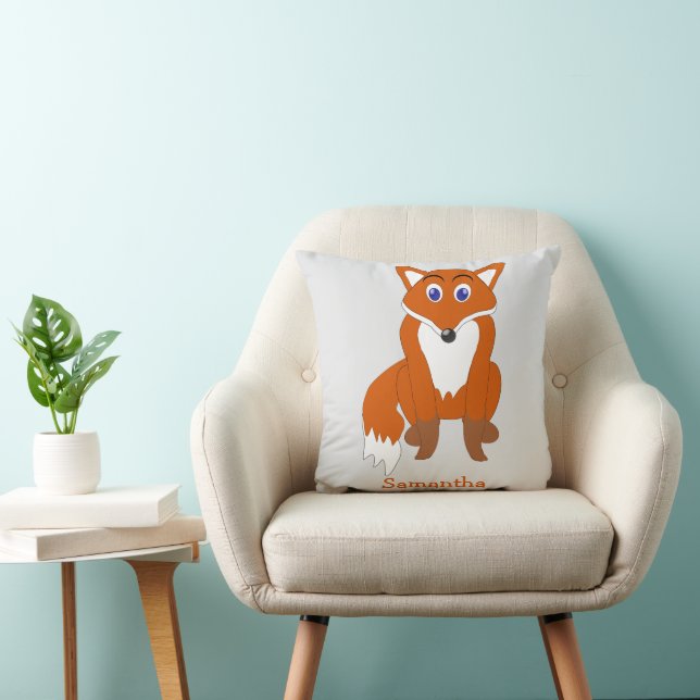 Almofada Fox Design Personalizado (Cadeira)