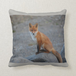 Almofada fox o coxim, travesseiro decorativo da raposa,