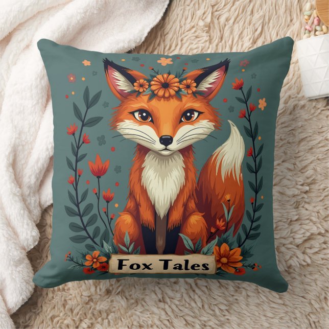 Almofada Fox Tales Boho Woodland Animal (Cobertor)