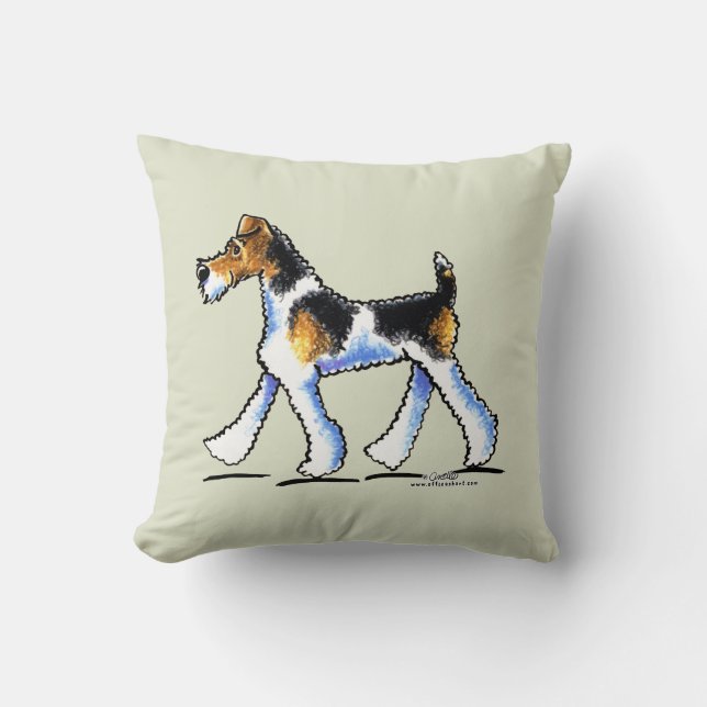 Almofada Fox Terrier Trot (Frente)