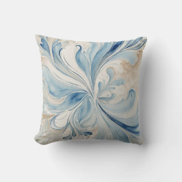 Almofada Fractais azuis