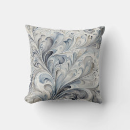 Almofada Fractais de cinza