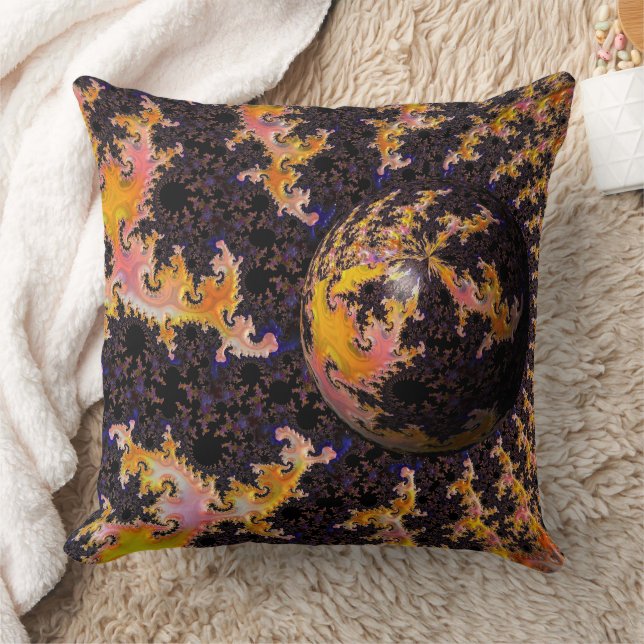 Almofada Fractal Firestorm Sphere (Cobertor)