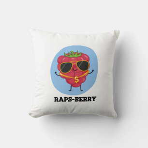 Almofada Framboesa Engraçado de rap-berry