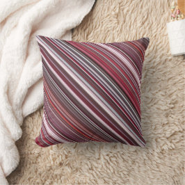 Almofada Framboesa Selvagem Vermelha, Rosa e Greve de Borgo