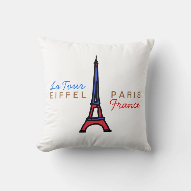 Almofada França Paris La Tour Eiffel (Frente)