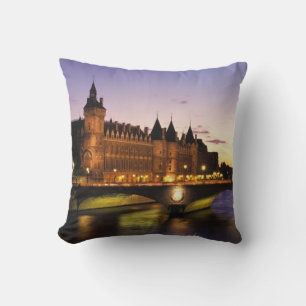 Almofada França, Paris, Rio Sena e Conciergerie