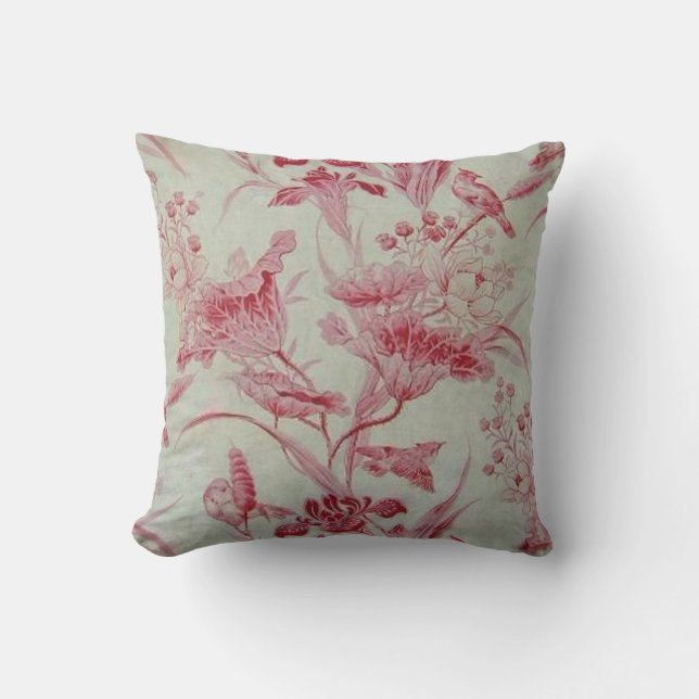 Almofada Francês antigo Toile (Frente)