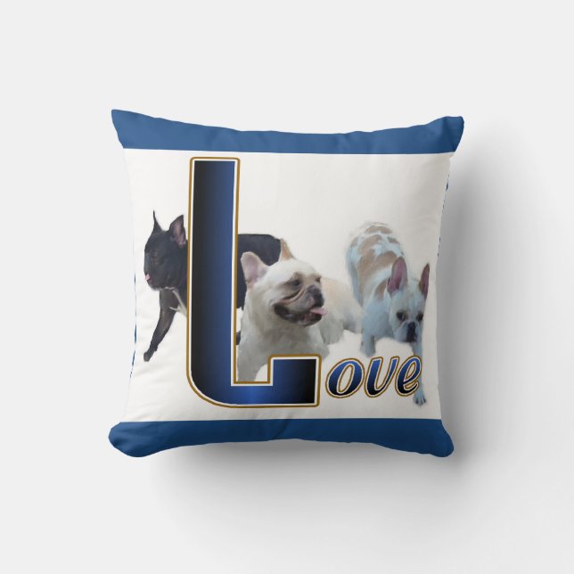 Almofada Francês Buldogue Love (Frente)