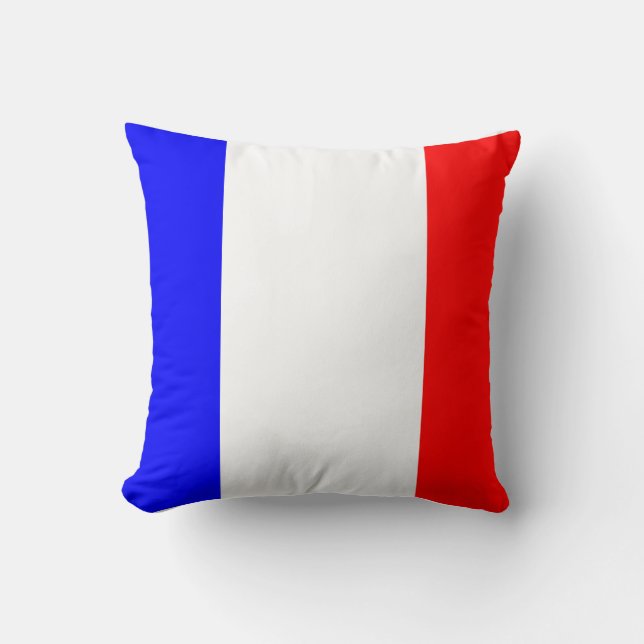 Almofada Französischer Flagge do mit de Kissen (Frente)