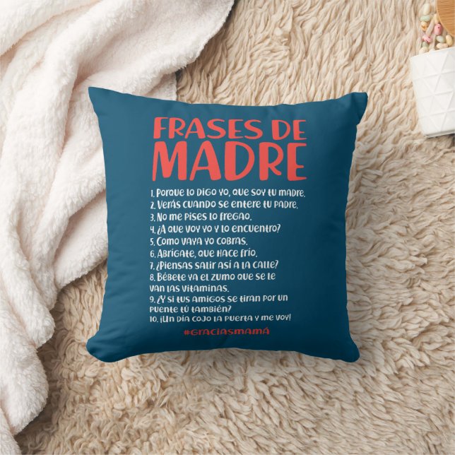 Almofada Frases de Madre (Cobertor)