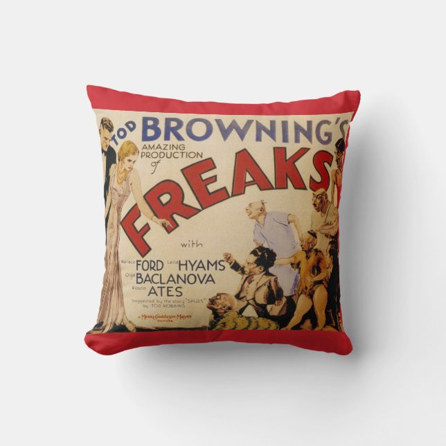 Almofada Freaks (Tod Browning, 1932) (Frente)