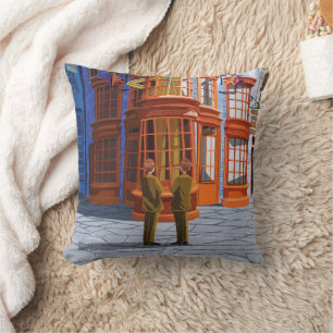Almofada Fred e George no Weasley's Wizard Wheezes