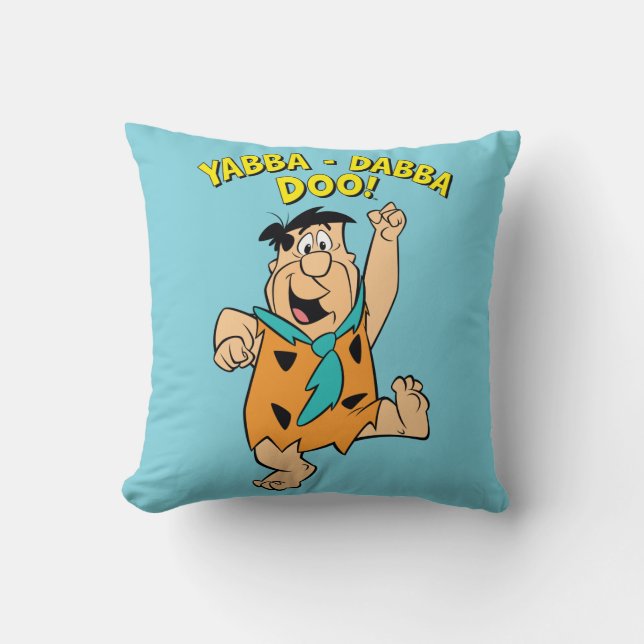 Almofada Fred Flintstone Yabba-Dabba Doo! (Frente)