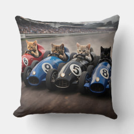 Almofada Free racing kittens pillow