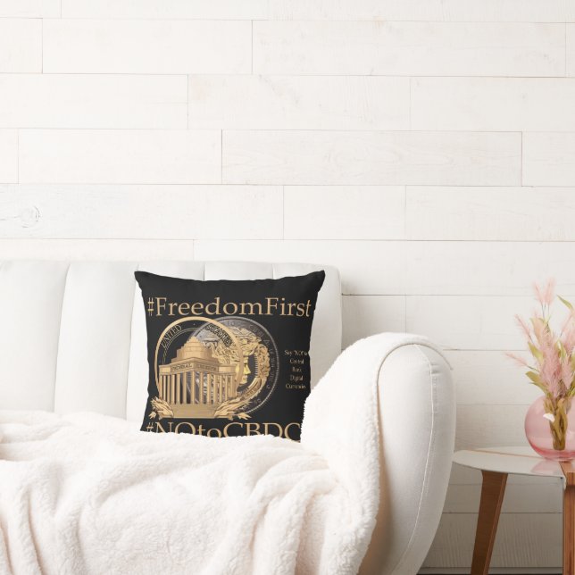 Almofada #FreedomFirst: Carteira de Liberdade - Abrace a Li (Sofá)