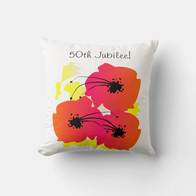 Almofada Freiras Ouro 50º Jubileu Tote Bag Grandes Flores (Frente)