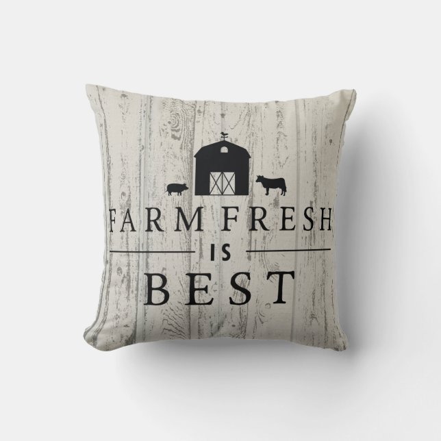 Almofada FRESCO DE fazenda É O MELHOR! (Frente)