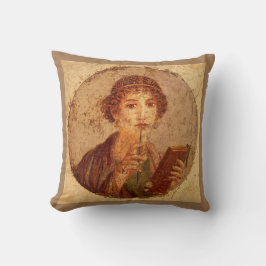 Almofada Fresco de Sappho em Pompeia